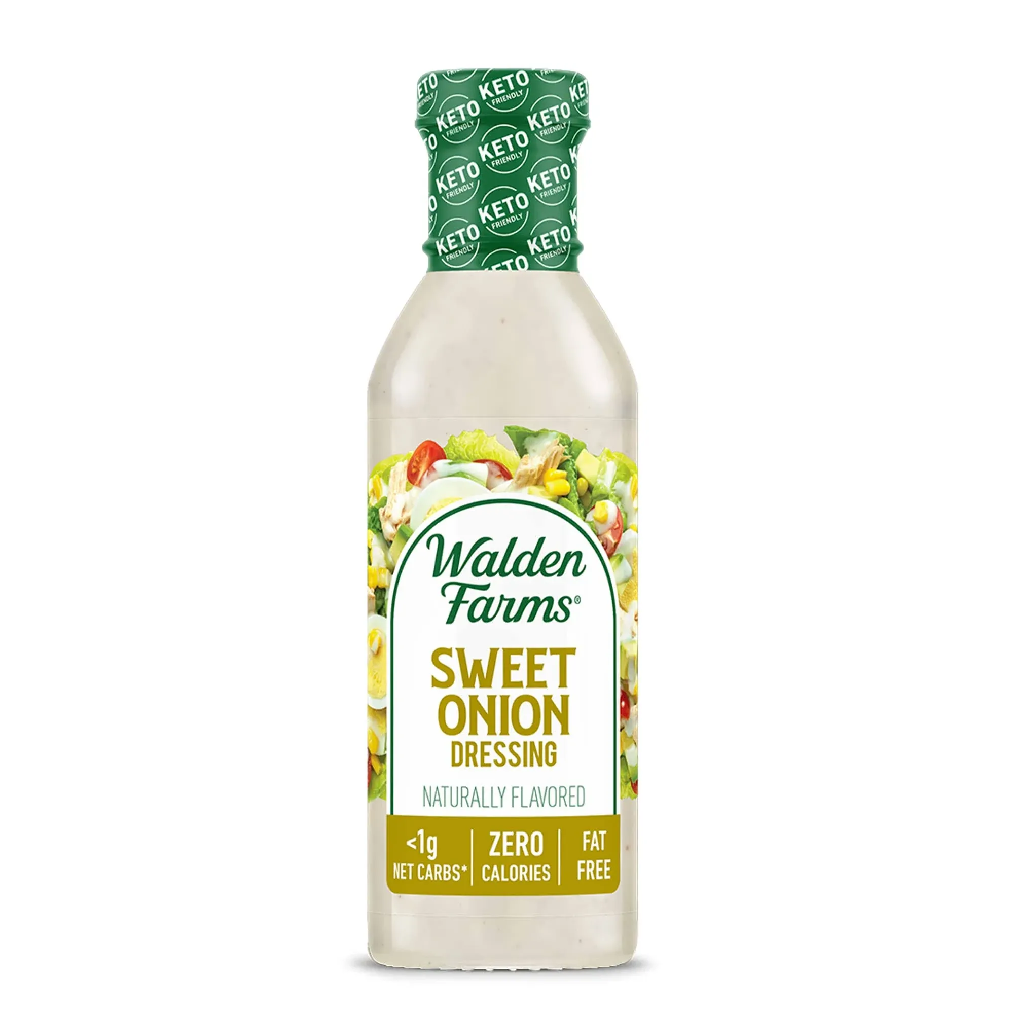 Walden Farms Sweet Onion Dressing Calorie Free 12 fl oz 355 ml Cholesterol-Fr<wbr/>ee,