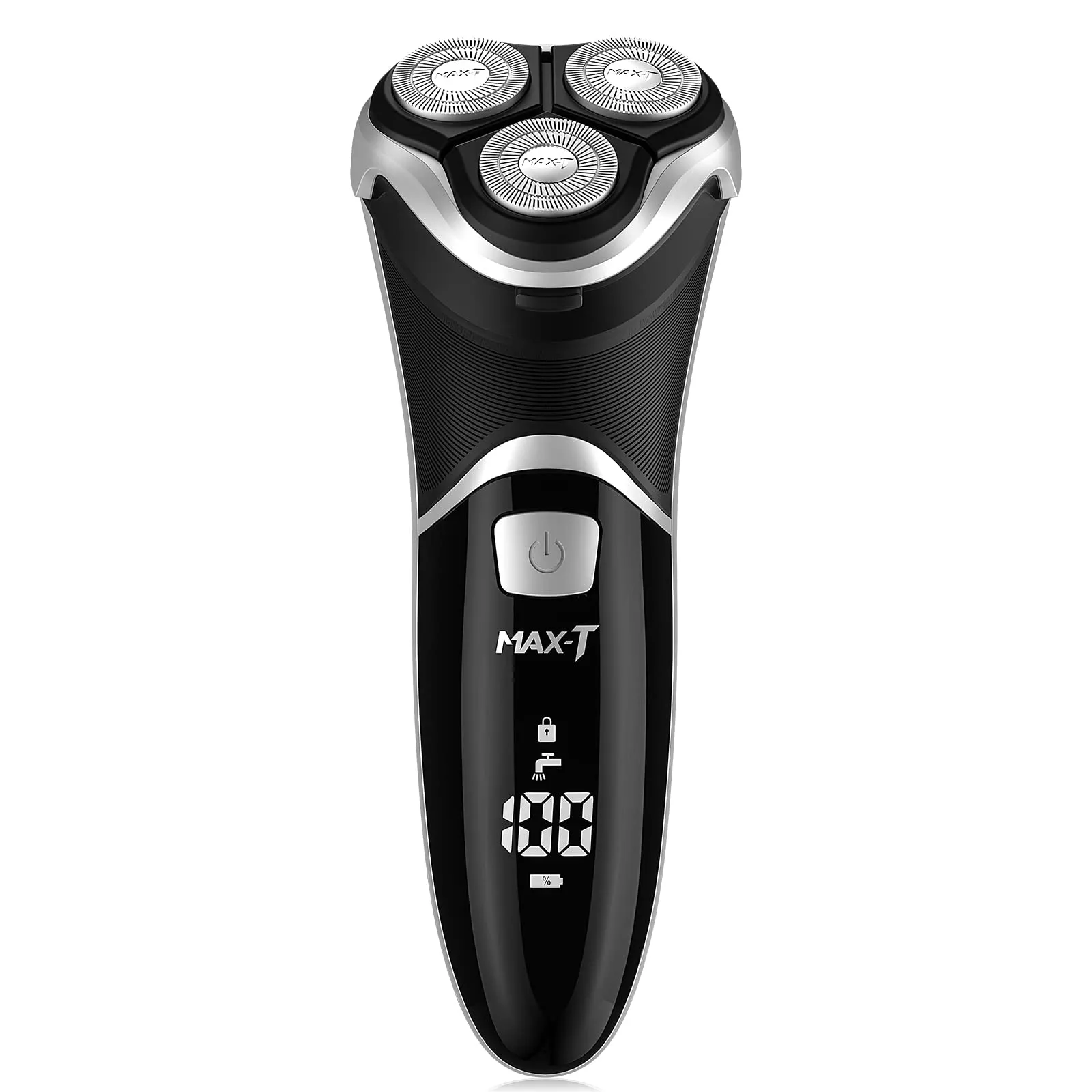 MAX-T Men&#039;S Electric Shaver Corded and Cordless Rechargeable 3D Rotary Shavr Raz