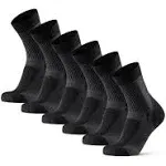 DANISH ENDURANCE Merino Wool Light Hiking Socks, Cushioned & Moisture Wicking Hiking Socks, Men, Women & Kids, 3 Pack