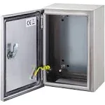 VEVOR NEMA Stainless Steel Enclosure, 12 x 8 x 6'' NEMA 4X Steel Electrical Box