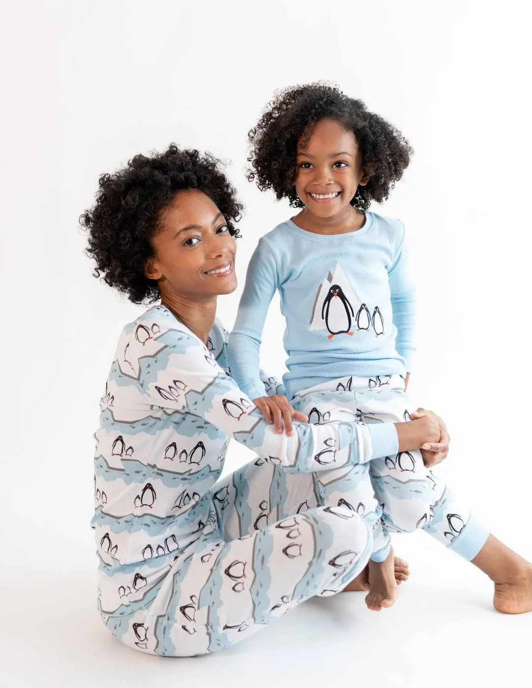 Kids Two Piece Cotton Pajamas Penguin -