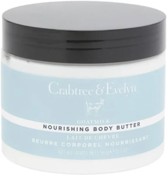 Crabtree &amp; Evelyn Goat Milk Nourishing Body Butter 12.7 oz 2G3