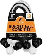 Xpose Safety 11 inch Assorted Ball Bungees (Pack of 100)