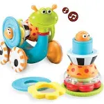 Musical Crawl N&#039; Go Snail With Stacker - Rolls and Spins Its Shell