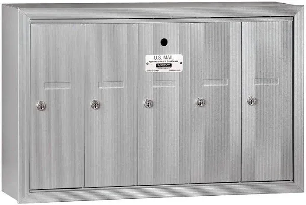 Salsbury Industries Vertical Mailbox 5 Doors 3505ASU