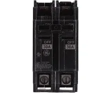 GE Circuit Breaker,30A,120/240V,2P THQC2130WL