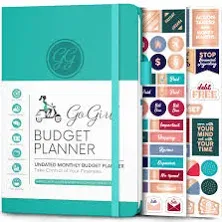 Gogirl Budget Planner Monthly Financial Planner Organizer Budget Book. Expense Tracker Notebook Journal to Control Money