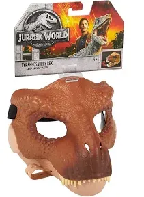 Jurassic Park World Camp Cretaceous Tyrannosaurus Rex T-Rex Costume Mask HTF T16