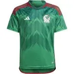 Adidas Mexico Home Jersey 22 Youth Green / YM