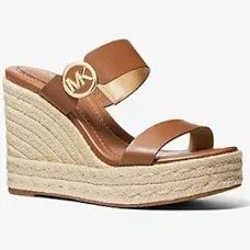 Michael Michael Kors Women's Lucinda Leather Wedge