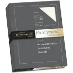 Southworth® Parchment Specialty Paper, 32 lb Bond Weight, 8.5 x 11, Ivory, 250/Pack