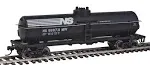 Walthers Trainline 931-1447 Ho Scale Tank Car - Ready to Run -- Norfolk Southern (Black, White)