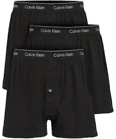 Calvin Klein Men's Cotton Classics 3-Pack Knit Boxer