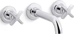 Kohler K-T35909-3 Castia by Studio McGee Wall-Mount Bathroom Sink Faucet Trim, 1.2 GPM - Polished Chrome