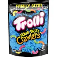 Trolli Candy Gummi Sour Brite Crawlers Very Berry - 7.2 oz