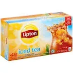 Lipton Iced Tea, 100% Natural, Family Size - 48 bags, 12 oz