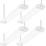 4 Pack Linkable LED Shop Light for Garage 2FT 22W Utility Light Fixture 250...