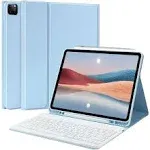 for Ipad Air 13-Inch (M2) 2024 &amp; Pro 12.9 Inch 2022 Case with Keyboard, Keyboard