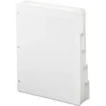 Smead™ Three-Ring Binder Index Divider, 5-Tab, 11 x 8.5, White, 20 Sets