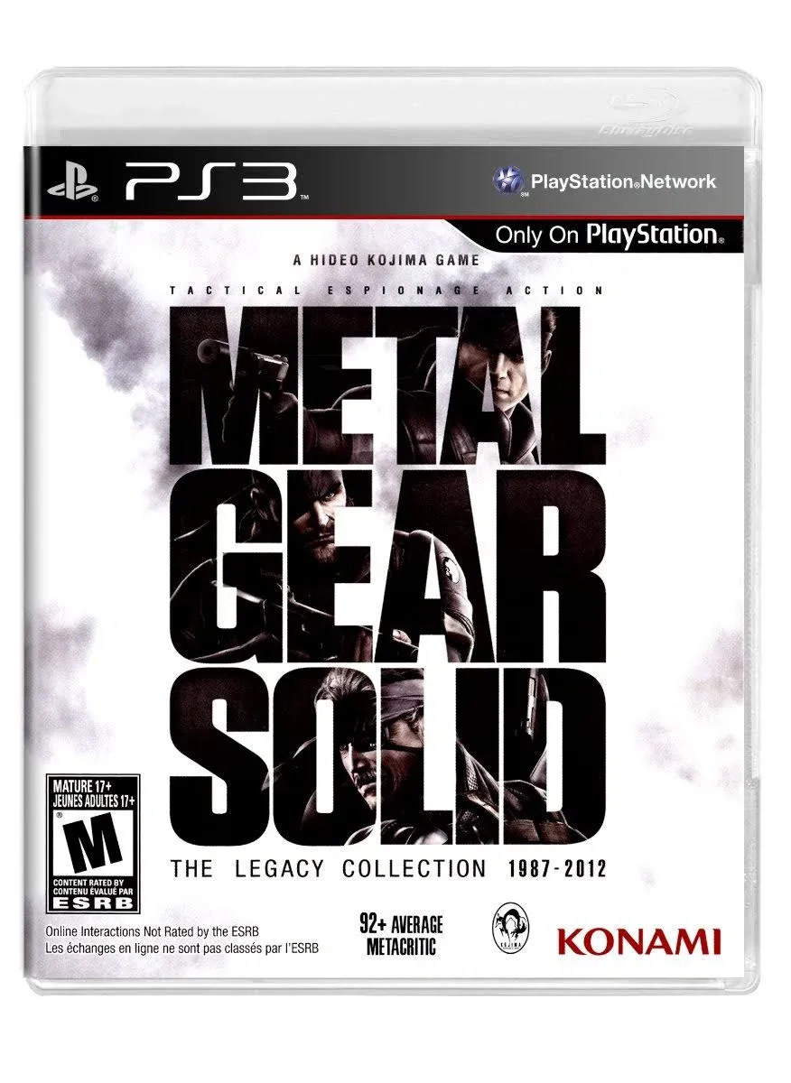 Metal Gear Solid: The Legacy Collection (Sony PlayStation 3, 2013) ✨Brand New✨