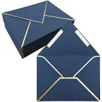 50 Pack 4x6 Envelopes Self Seal, Blue 4x6 Envelopes for Invitations with Self...