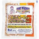 Great Northern Popcorn Company Antique Style Popcorn Popper 8 oz Packs Kernel...