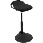 Ergonomic Sit Stand Stool - Black | Mount It!