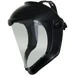 Bionic Shield, Black Matte Face Shield, Clear Polycarbonate Anti