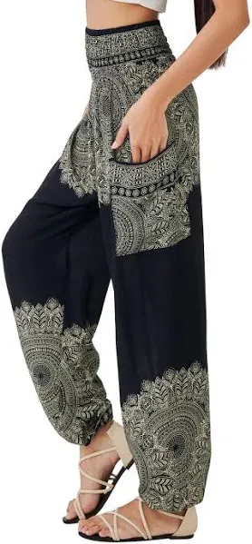 Joob Joob Boho Pants for Women - Hippie Harem Pants Women - Womens Yoga Pants – 