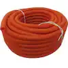 HydroMaxx 2 inch x 100 ft Flexible Corrugated Orange HDPE Non Split Tubing Wire Loom | OHDPENS200100