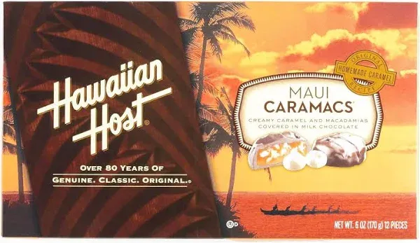 Hawaiian Host Maui caramacs 2 pieza, 0,95 oz (Pack de 15)