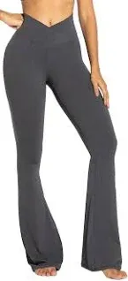 Sunzel High-Waisted Flare Leggings with Tummy Control