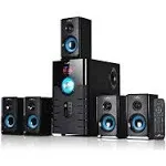 beFree Sound 5.1 Channel Bluetooth Surround Sound Speaker System