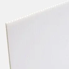 Coroplast Corrugated Twinwall Plastic Sheet 3&#039; x 2&#039; White Waterproof (15-Pack)