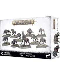 Soulblight Gravelords Dire Wolves - Warhammer Age of Sigmar - New! 91-45