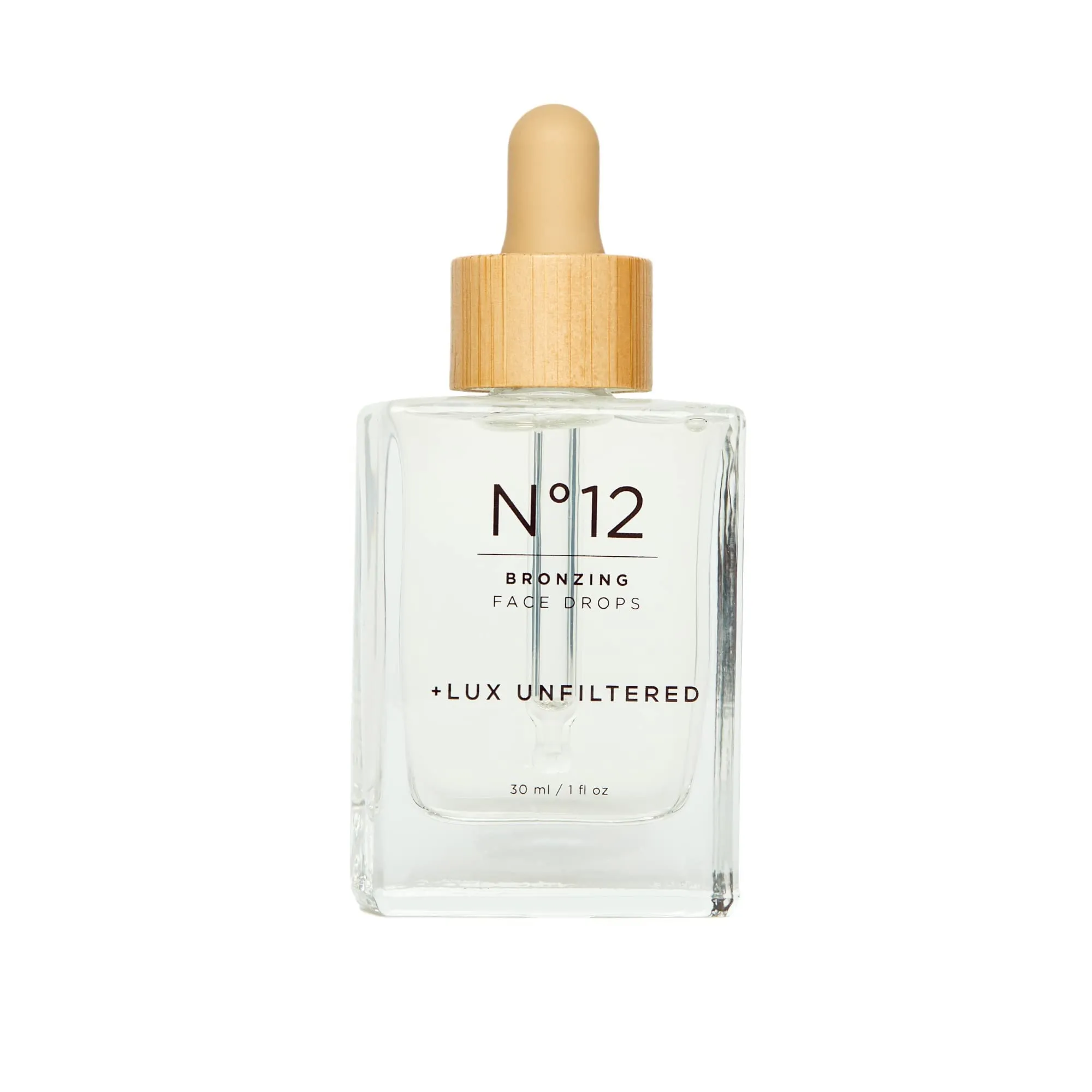 + Lux Unfiltered N°12 Bronzing Face Drops in Fragrance Free