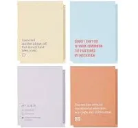 8 Pack Sarcastic Notepads for Office Funny Work Gifts Office Novelty Note Pads