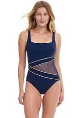 Gottex Women's Standard Onyx Square Neck One Piece