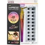 Impress Press-On Falsies Eyelash 20 Clusters - Spiky