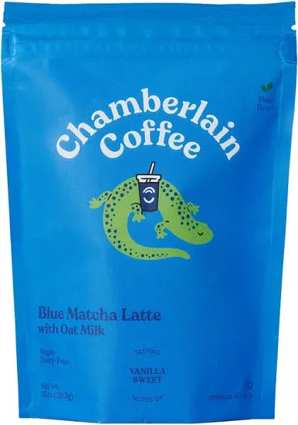 Chamberlain Coffee Oat Milk, Blue Blue Matcha Latte (10 oz)