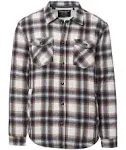 Jagig Men’s Shacket in Brown & Milk Plaid - BM24157