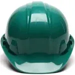 PYRAMEX GREEN CAP STYLE SAFETY HARD HAT 4-PT RATCHET HP14135 (1 EACH)