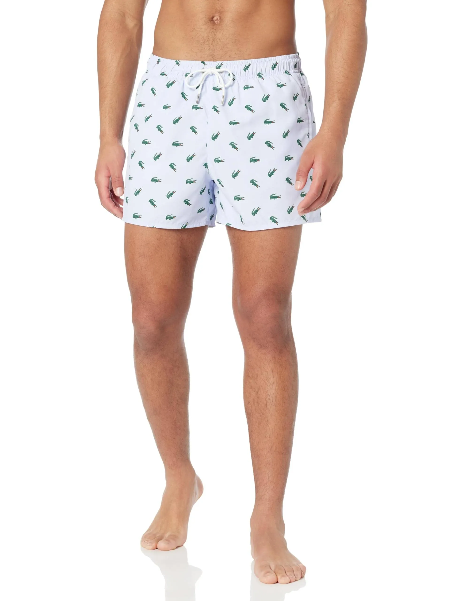 Lacoste Men's Standard Allover Croc Swim Short