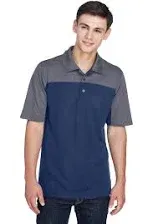 CORE365 CE101 Men&#039;s Balance Colorblock Performance Piqu? Polo