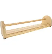 US Art Supply 12 Inch Wooden Tabletop Easel Paper Roll Holder &amp; Dispenser