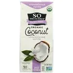 So Delicious Dairy Free Coconut Milk Unsweetened Vanilla Beverage qt 1 qt - 12 per Case.