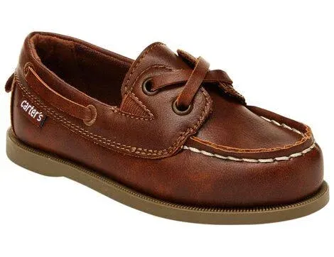 Carter's Toddler Boys Loafer Boat Shoes 9 Brown