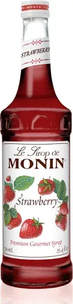 Monin Strawberry Syrup, 750 ml