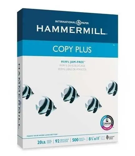 Hammermill 8.5 x 11 Copy Plus Paper