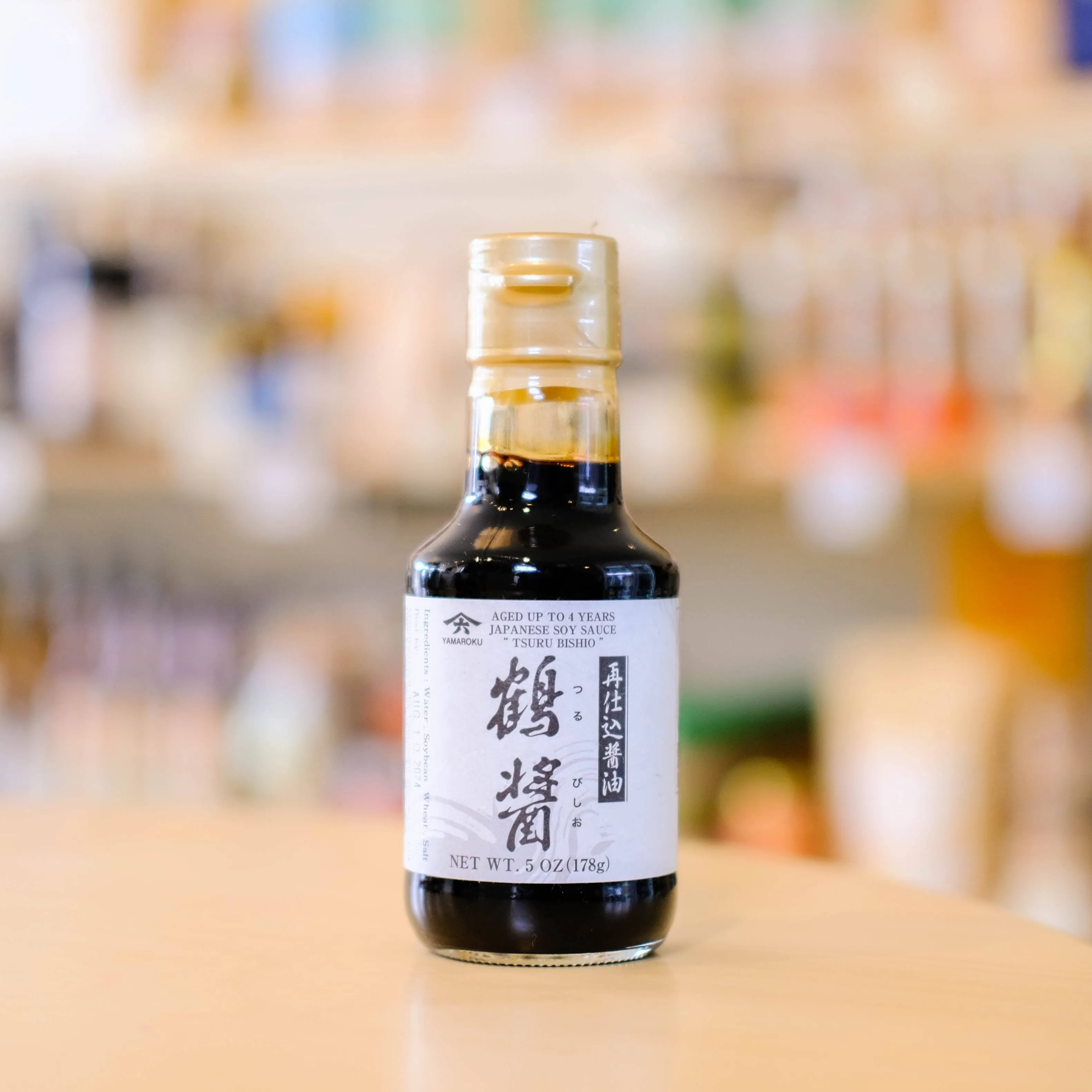 Yamaroku Japanese Soy Sauce TSURU BISHIO  145ml AGED 4 YEARS from Japan F/S